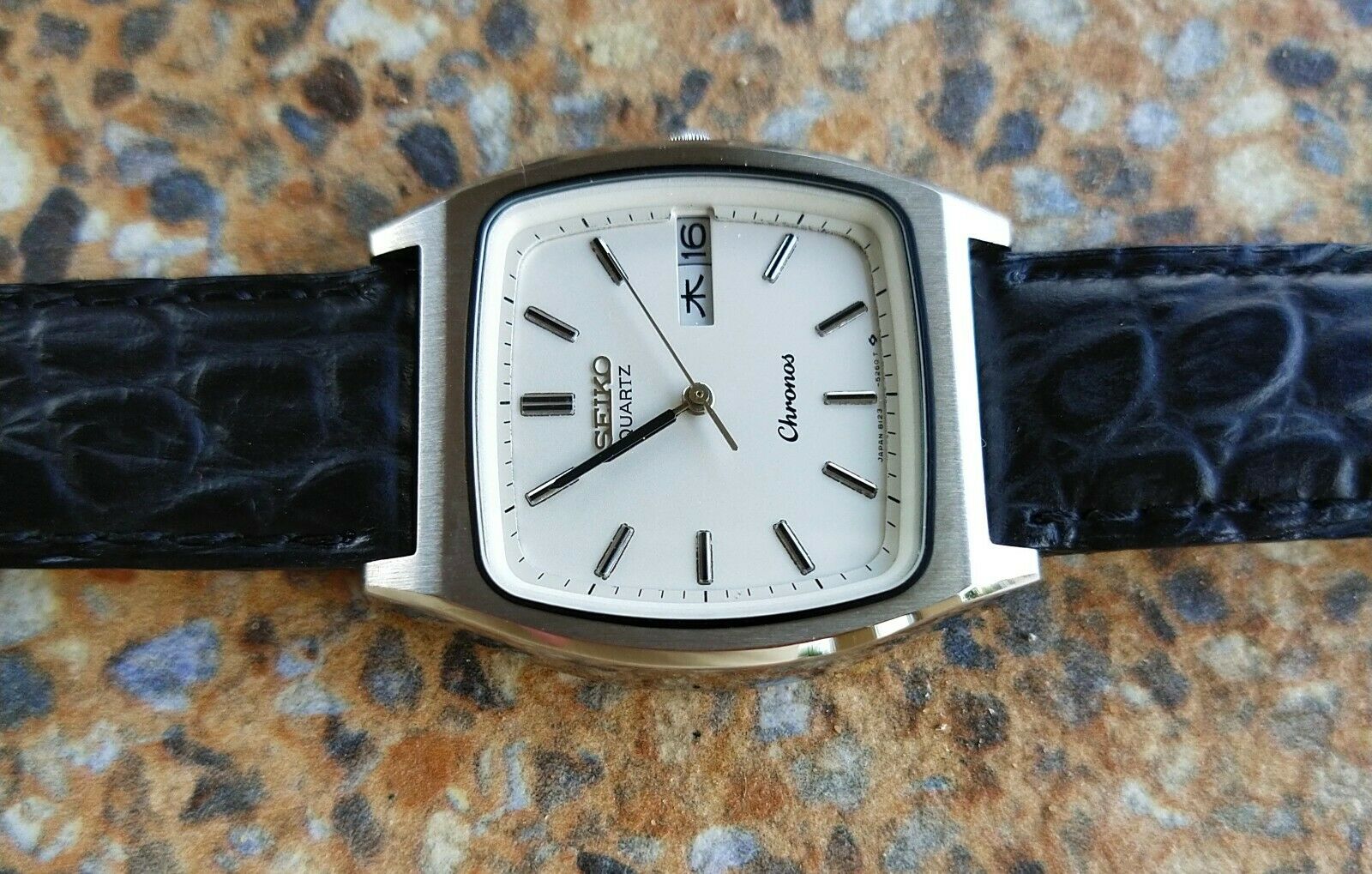 Seiko Chronos Quartz JDM 8123 5240 JDM December 1985 Kanji