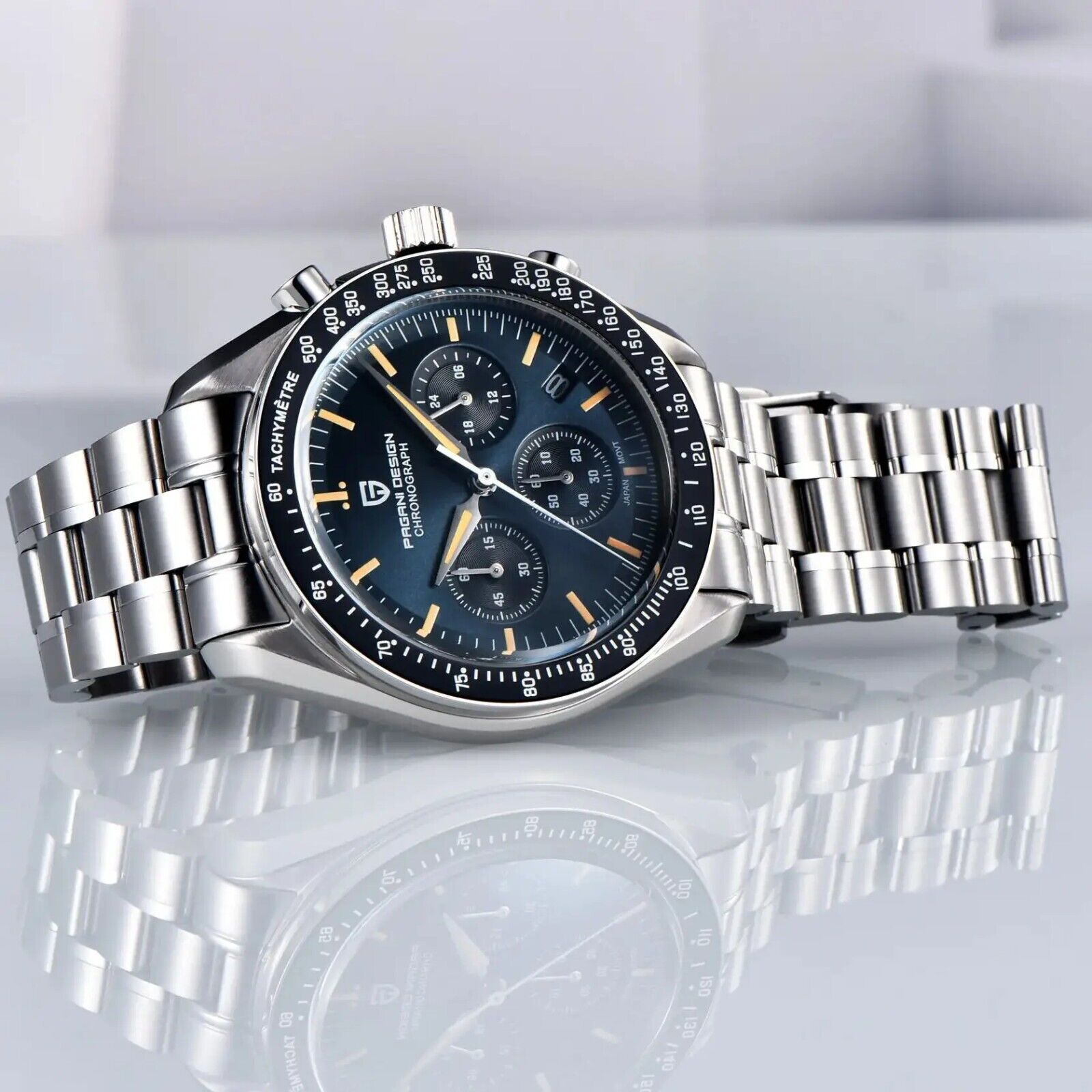 DHgate.com:Fashion personality men Creativity watches steel