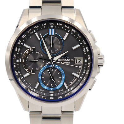 Casio OCEANUS OCW-T2600-1AJF Blue Dial Classic Line Titanium Solar