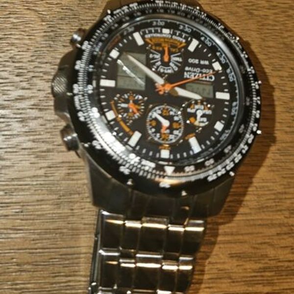 CITIZEN ECO-DRIVE A-T Skyhawk Radio-Controlled U600-S041341 Mens Watch - Foto 4