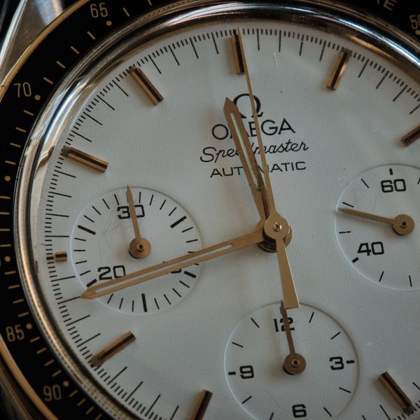 speedmaster reduced white dial