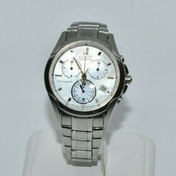 (MA6) Citizen Women's Eco Drive Watch Stainless Steel Chronograph H504 ...