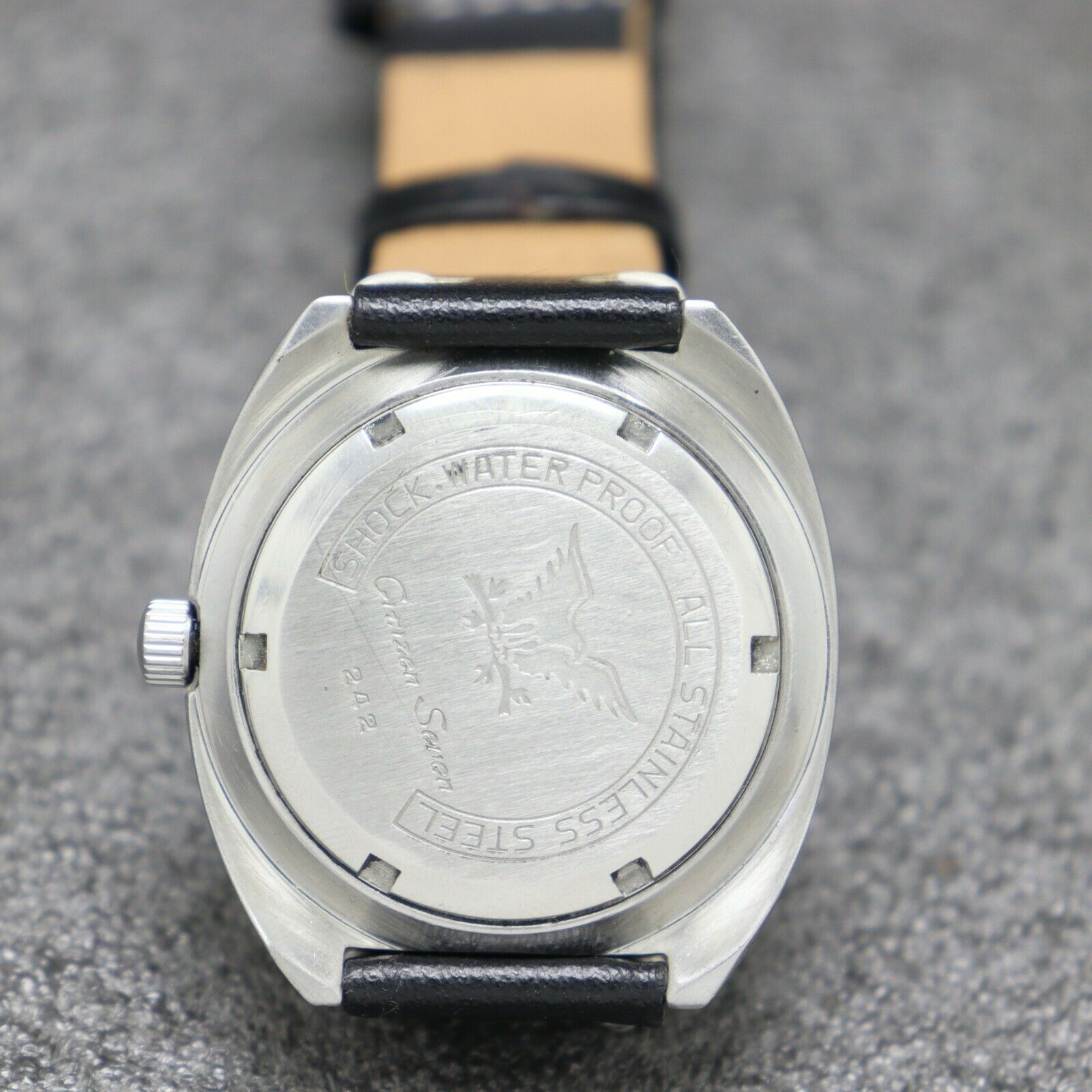 70's Citizen Seven V2 ref. 242 Hand-Winding Movement 1802 Japan