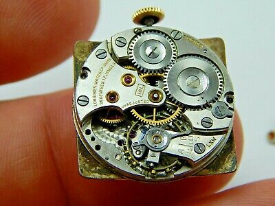 Vintage 1946 Longines Cal 10L Gents art deco wrist watch movement