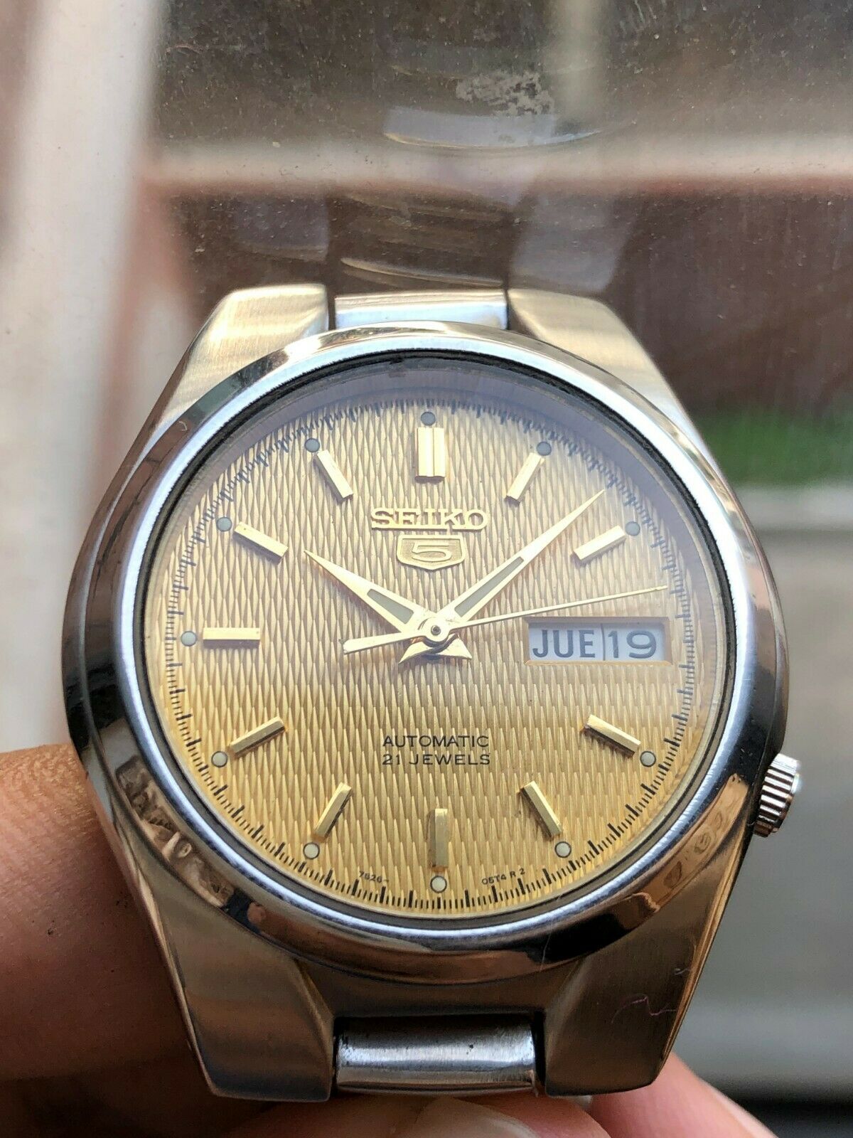 Seiko 5 sale textured dial