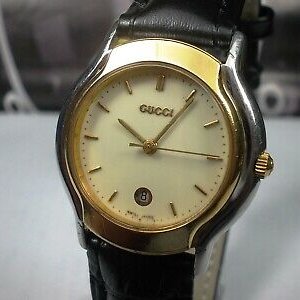 GUCCI DATE 8000.2L 2-TONE QUARTZ LADIES WATCH | WatchCharts