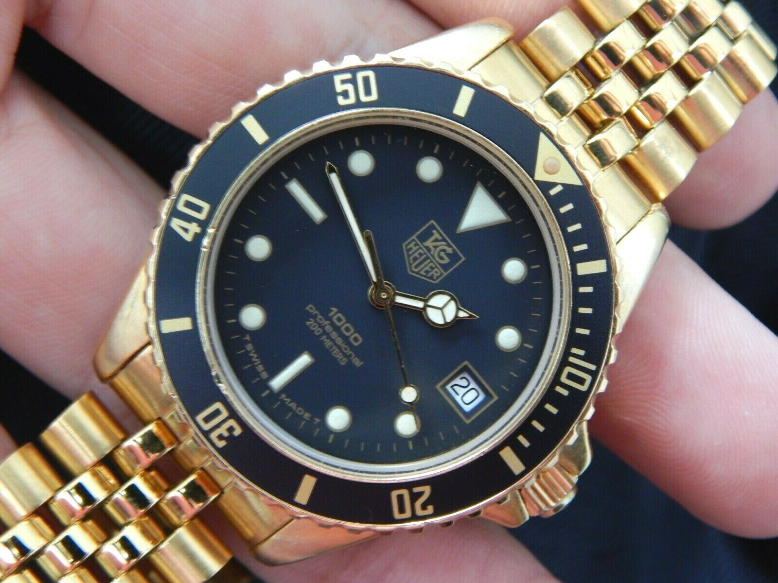 tag heuer 1000 gold