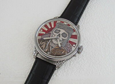 PATEK PHILIPPE SKULL PILOT Antique Swiss Amazing Art Deco Men s