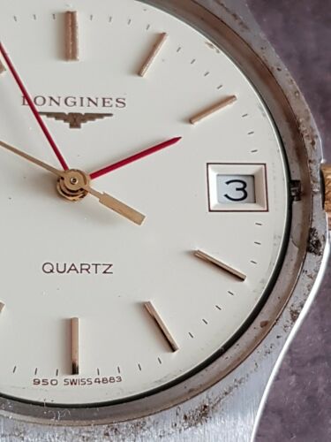 vintage watch longines quarz 950.2 4863 uomo originale per