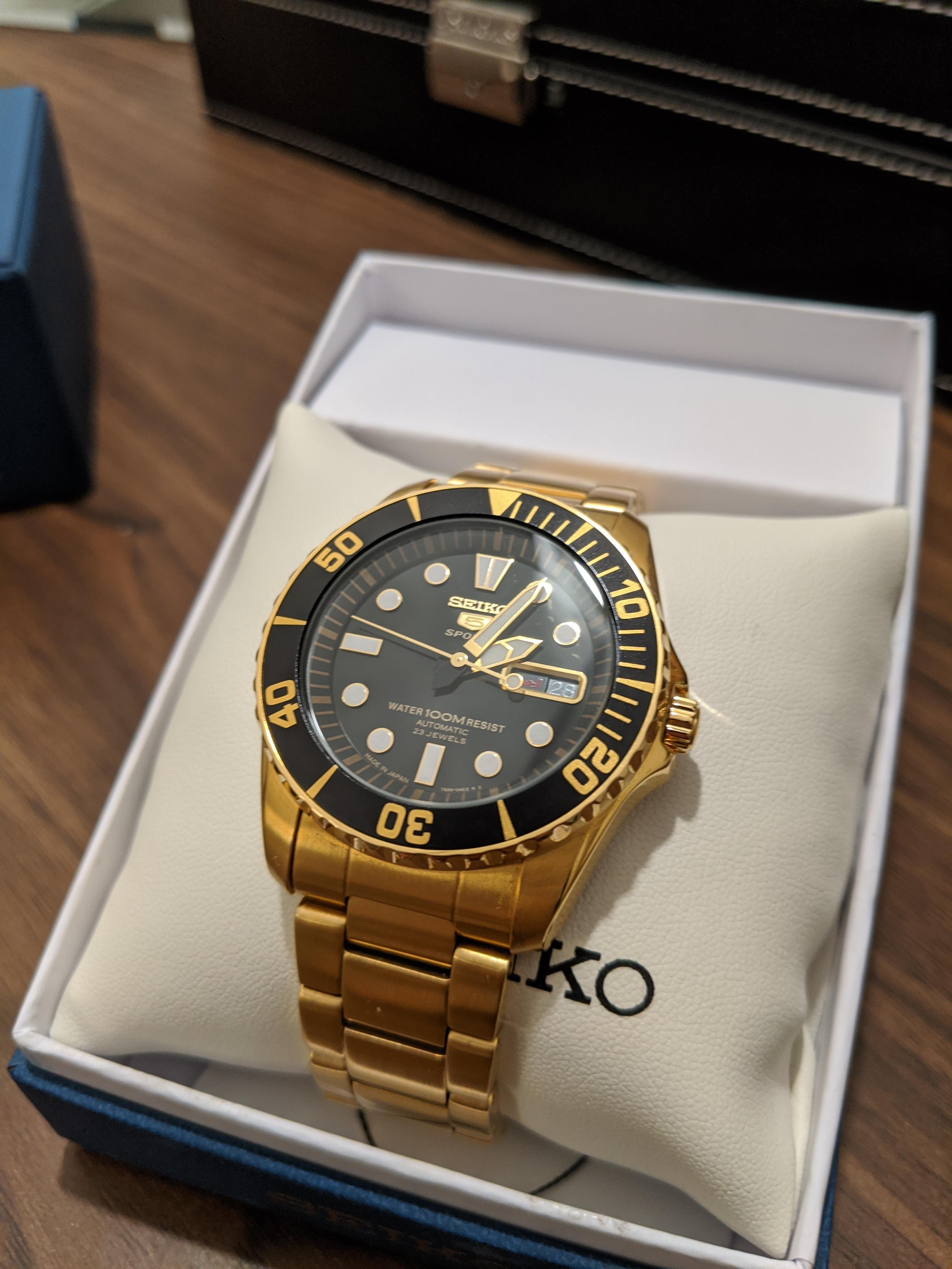 WTS] Seiko Sea Urchin SNZF Gold | WatchCharts Marketplace