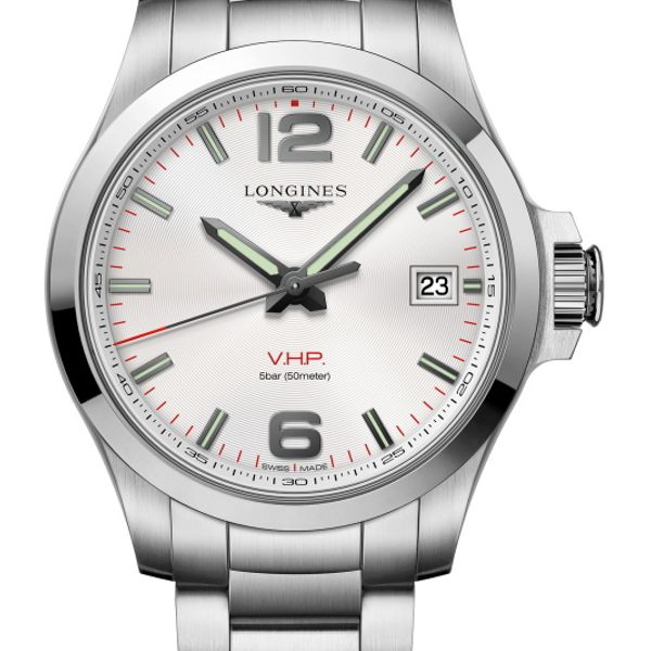 Swiss Made Longines Conquest VHP Quartz Watch Perpetual Calendar