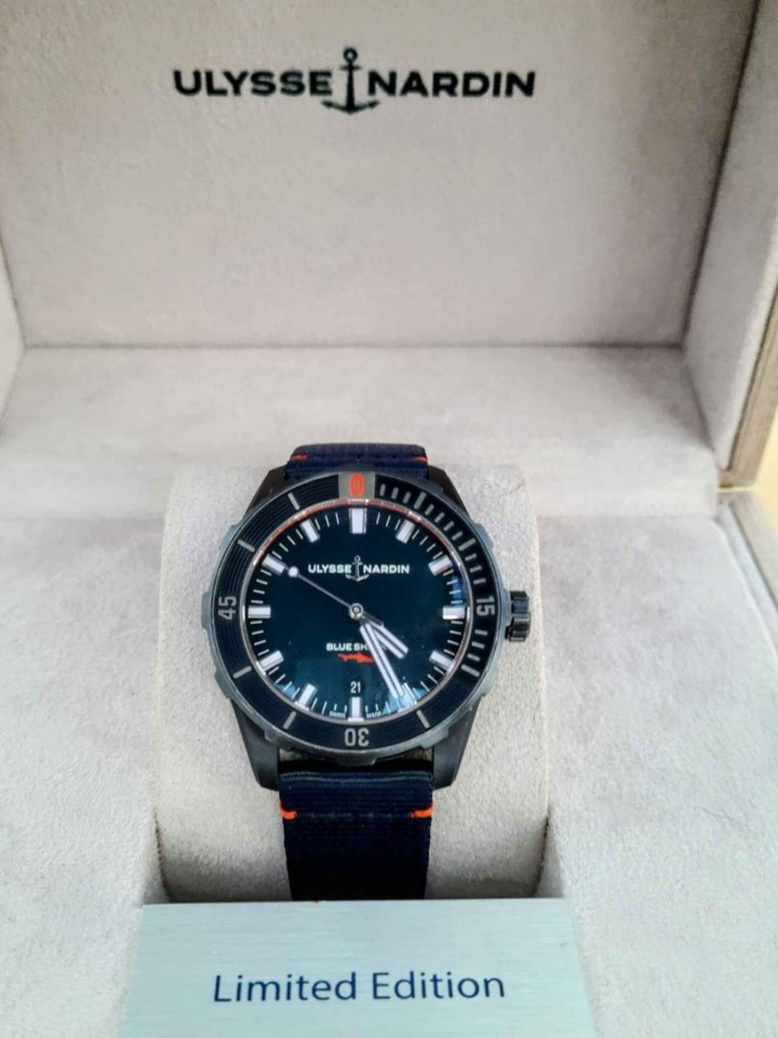 FS Ulysse Nardin Diver Blue Shark WatchCharts Marketplace