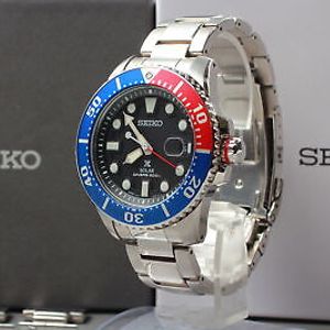 MINT w/Box] SEIKO Prospex V157-0DF0 SBDJ047 Scuba Solar 200m Pepsi