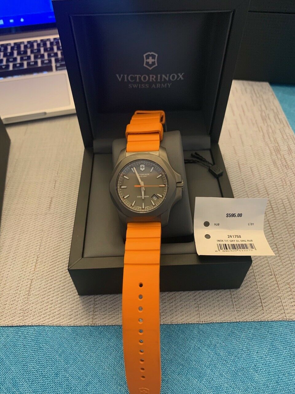 Victorinox inox titanium on sale orange