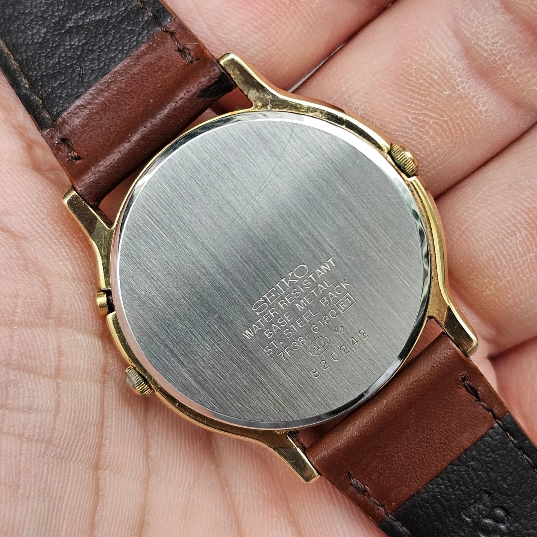 Seiko Quartz Moonphase 7F38-6180 | WatchCharts Marketplace