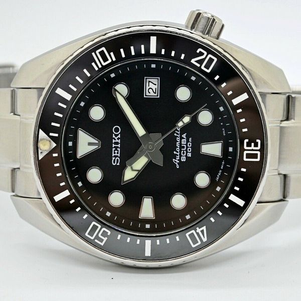 Seiko Prospex SBDC001 44mm Diver Black SUMO rare made in japan sapphire ...