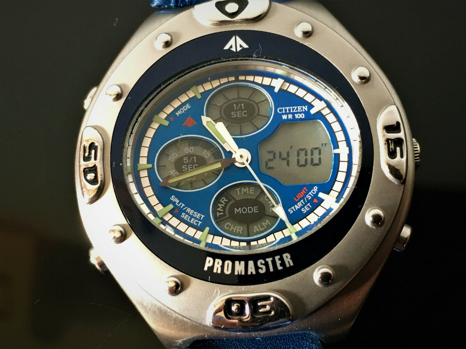 Citizen Promaster C451-Q00745K / Digital-Analog- BLUE - Vintage 