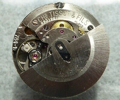 Gents Tissot automatic watch movement calibre 784 1 21 jewels