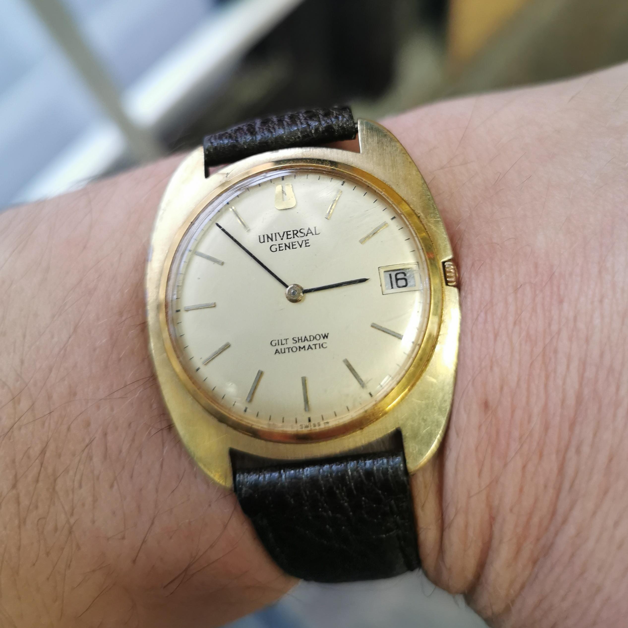 WTS Universal Geneve Gilt Shadow micro rotor automatic price