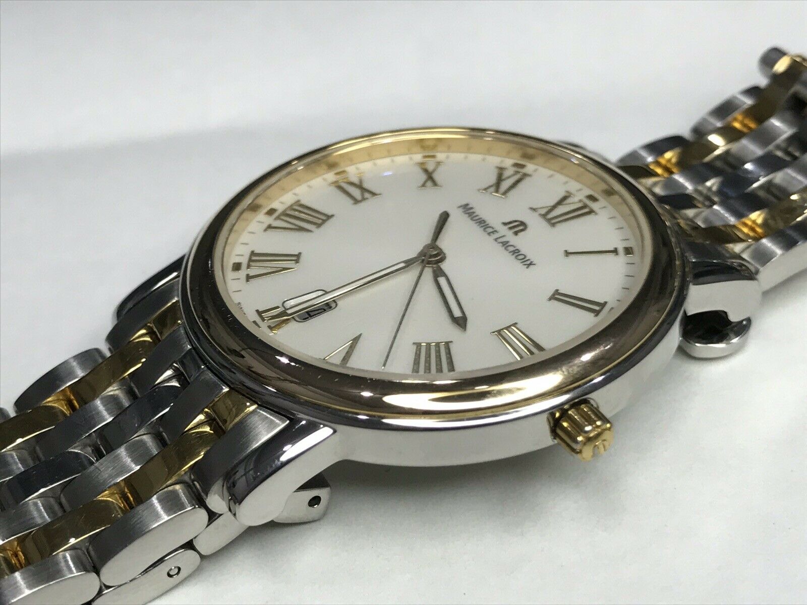 Maurice Lacroix LC1017 Satainless Steel And Gold Plated 38mm