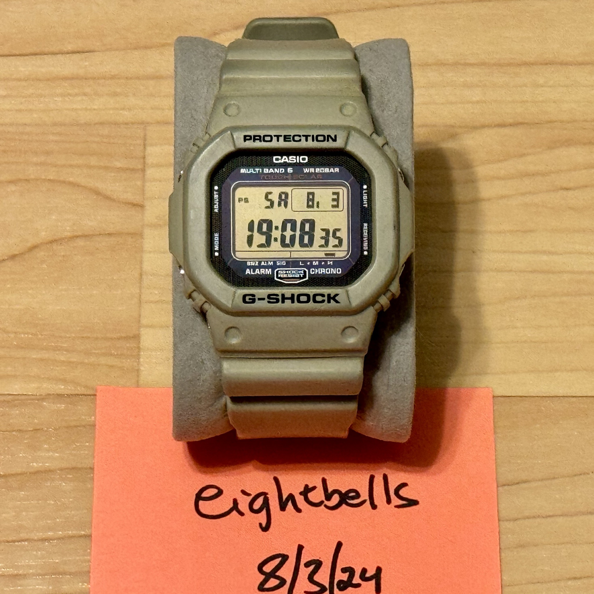 WTS] Casio G-Shock GW-M5610SD-8 Desert Sand Tan Beige Tough Solar