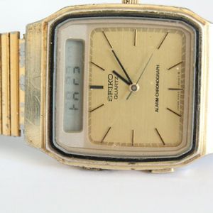 Men's SEIKO Watch QUARTZ ALARM CHRONOGRAPH JAPAN J H357-5009 A