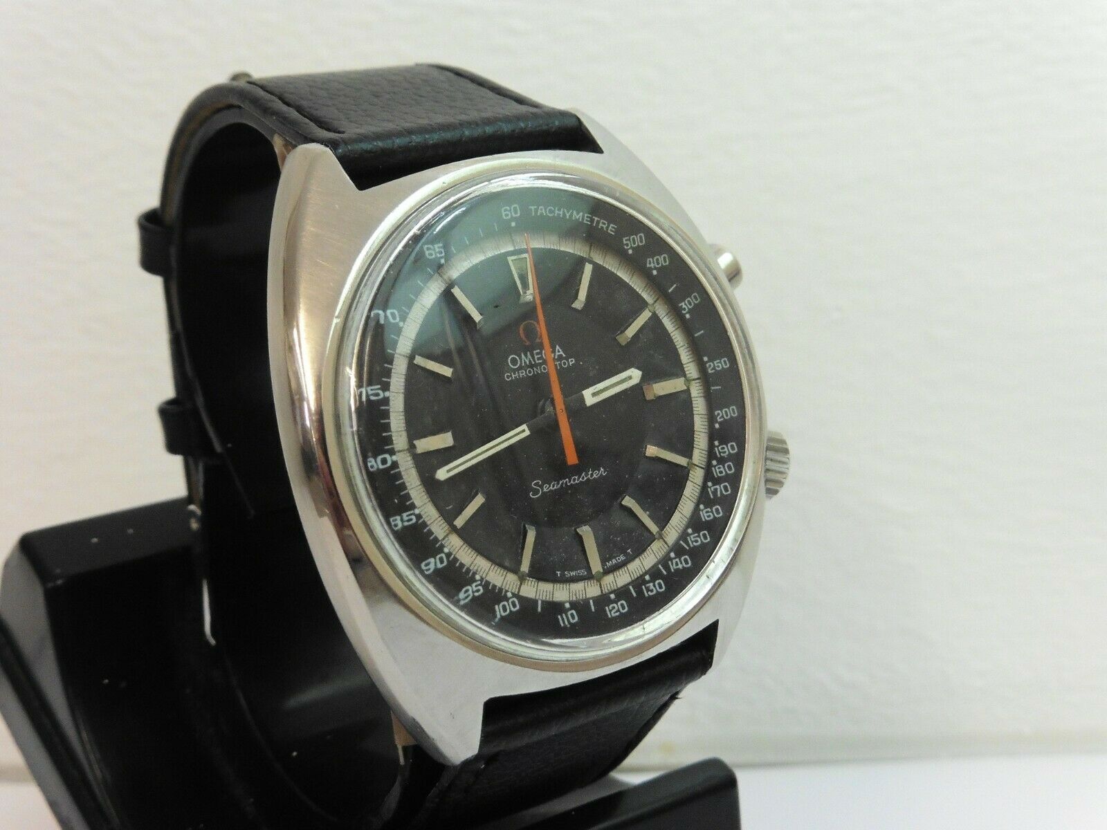 1968 Omega Seamaster Chronostop Jumbo Style Watch Model 145.007 in Stainless Steel main image 1