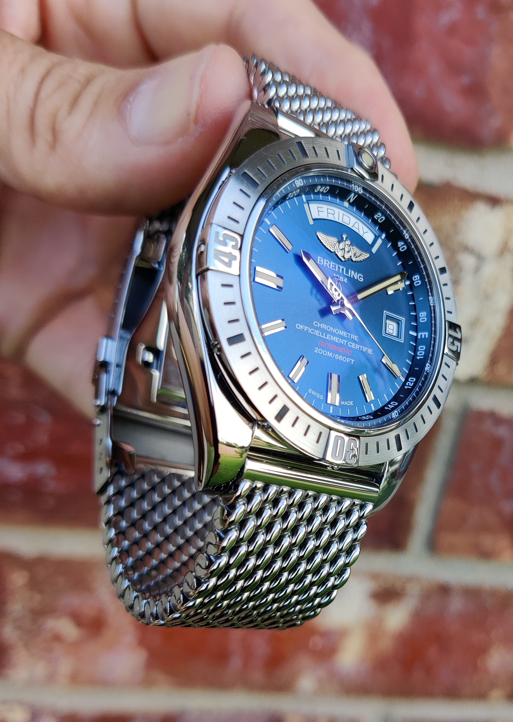 Breitling galactic 44 outlet blue