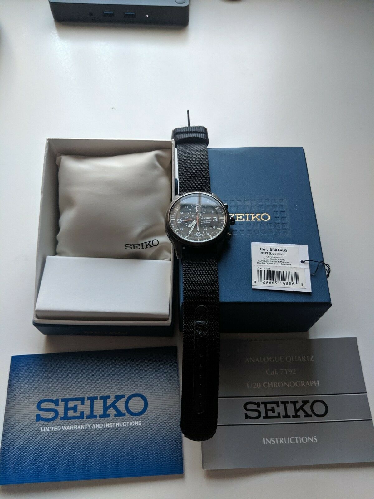 Seiko SNDA65 Chronograph Watch - Great condition | WatchCharts