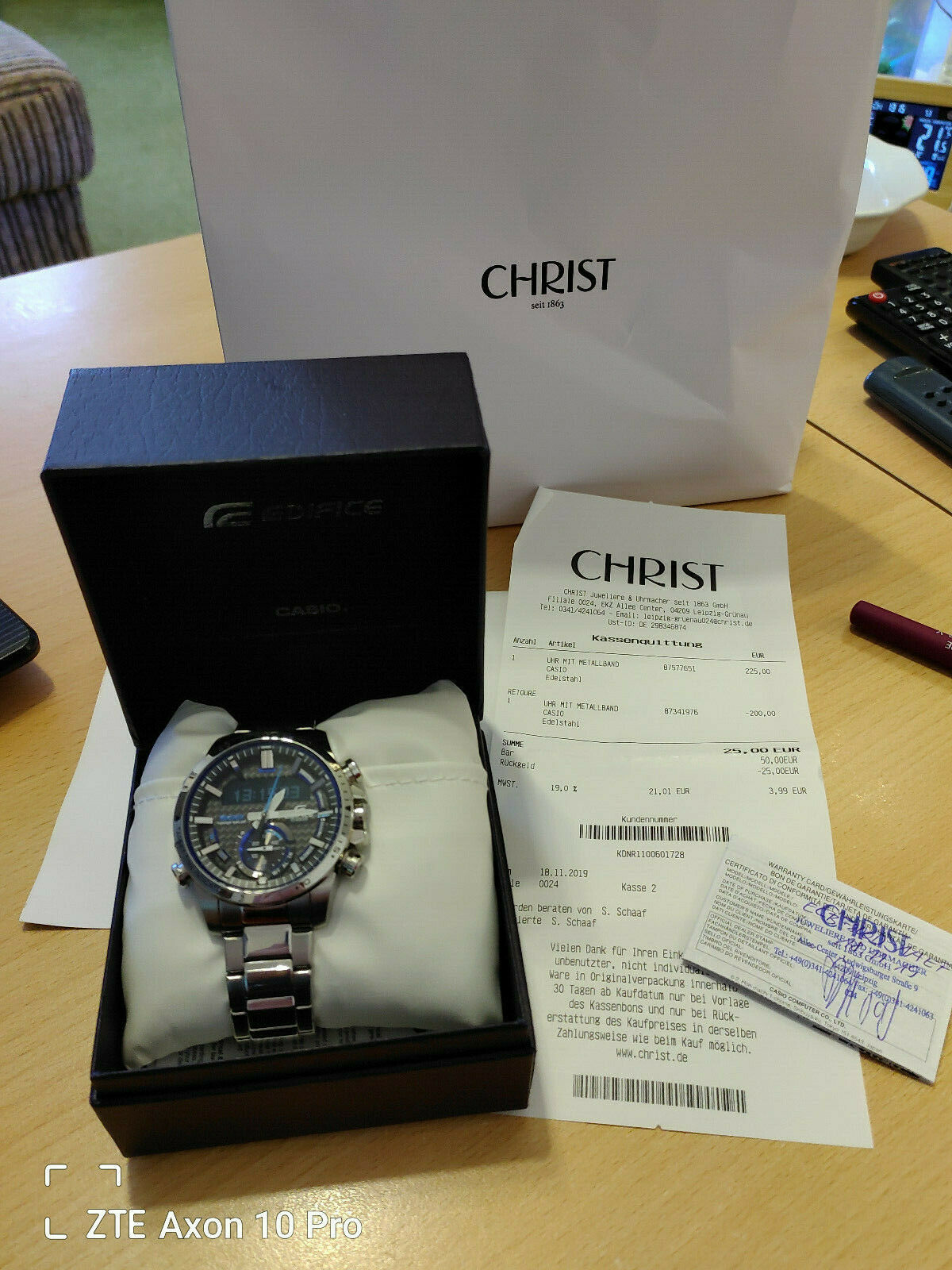 casio edifice 5537