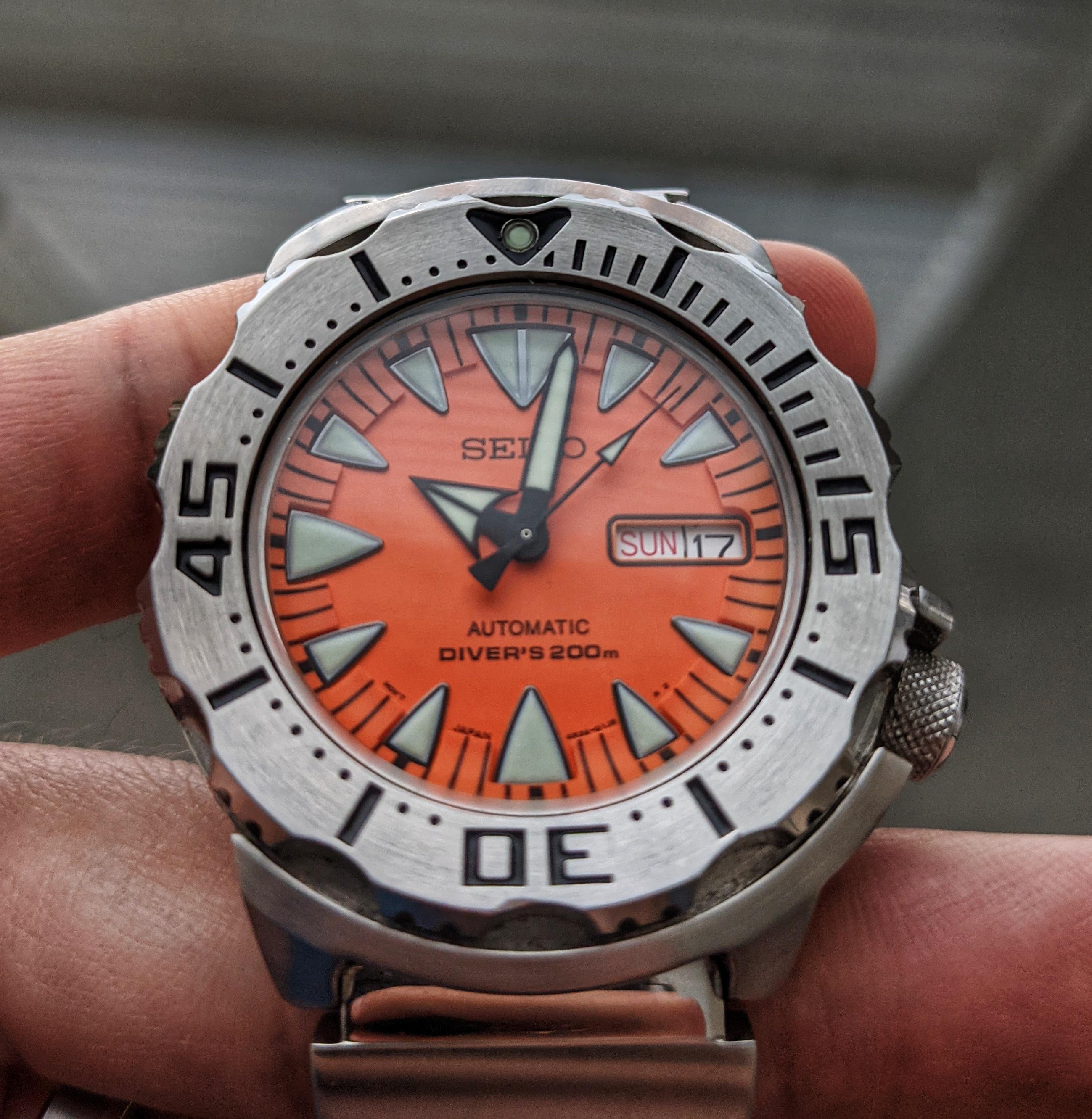 WTS] Seiko SRP309 Gen Orange Monster WatchCharts