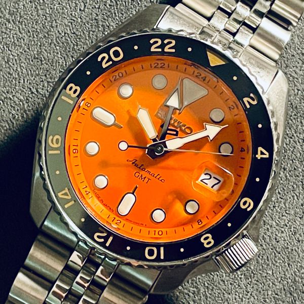 [WTS] Seiko SSK005J8 GMT Orange Dial, Japan movement WatchCharts