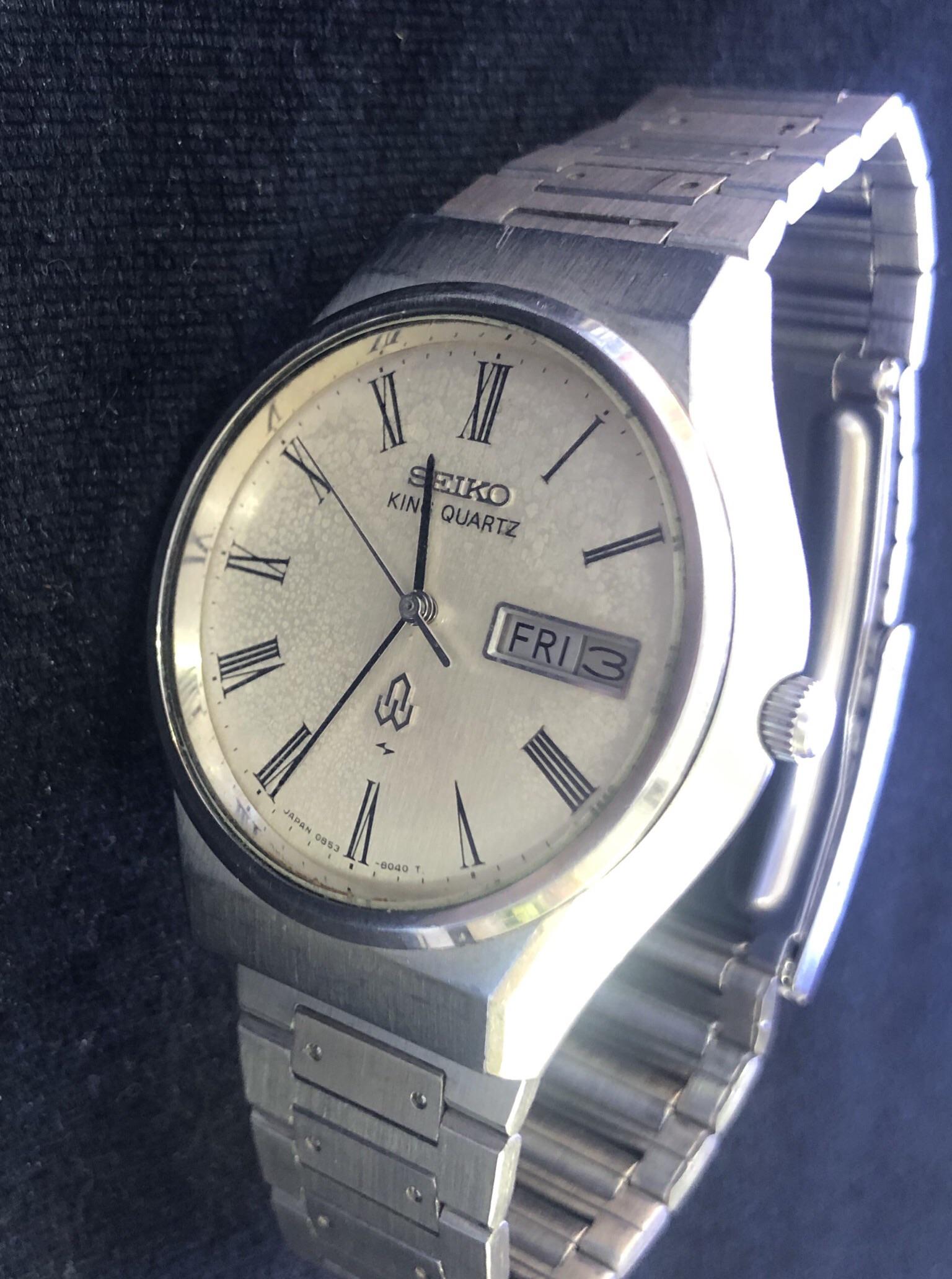WTS] Seiko King Quartz Roman Dial 0853-8005 | WatchCharts Marketplace