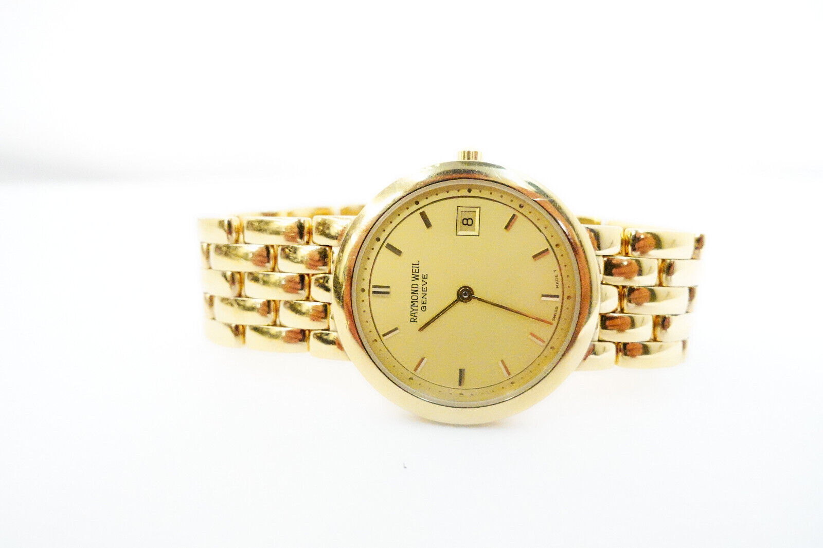 Raymond Weil Geneve 9181 Saxo 18K Gold Electroplated Men's