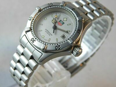 BEAUTIFUL TAG HEUER 962.208 2 DATE SILVER WOMEN S VINTAGE WATCH