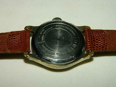 VINTAGE ORIS 292EW WATERPROOF MILITARY MEN S WRISTWATCH RUNNING