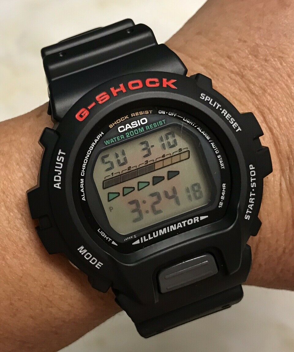 CASIO G SHOCK DW-6600 1199 KOREA NEW BEZEL NEW BAND NEW BATTERY