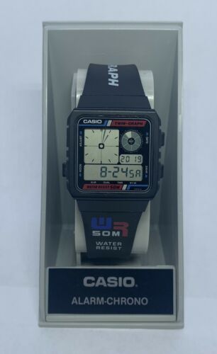 Casio Twin-Graph AE-20W NOS!! Classic Digi-Ana Module 588 1989