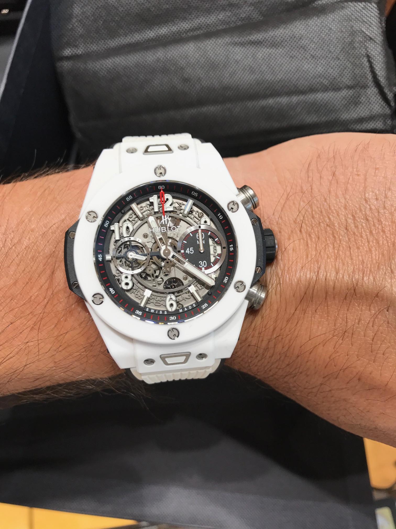 White ceramic hublot hot sale