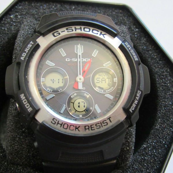 Casio G Shock Awg M100 1aer Chronograph Quartz Radio Control 0m Solar Powered Watchcharts