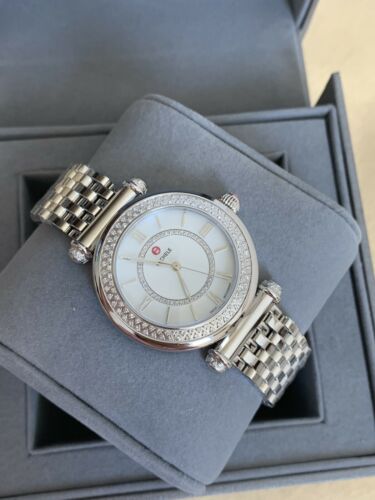 Michele caber diamond clearance watch