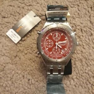 ENKEI RACING LINE Chronograph Sport Watch Red EK-001-R Wheels JDM
