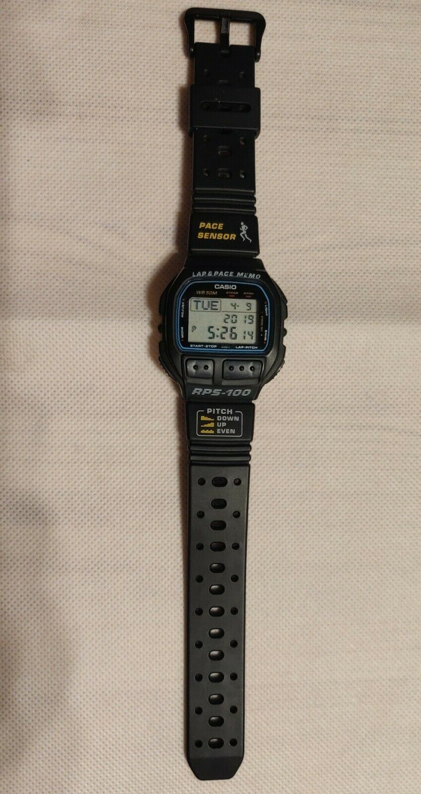 Vintage Rare Casio (1091) RPS-100W Pace sensor watch - Japan