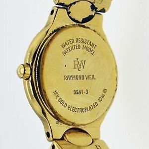Raymond Weil Tosca 9941-3 23mm 18k Gold Electroplated Steel Quartz