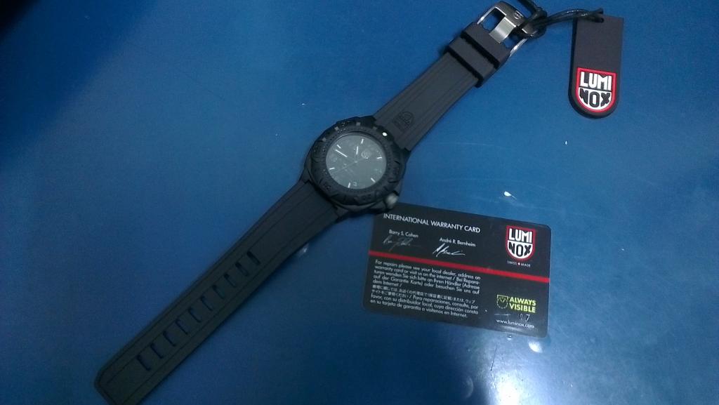 Luminox discount sentry blackout