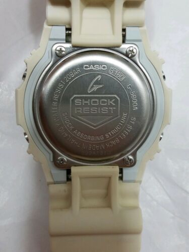 Casio G shock 3160 G 5600A 7 Tough Solar White World Time Watch Nice Condition WatchCharts Marketplace