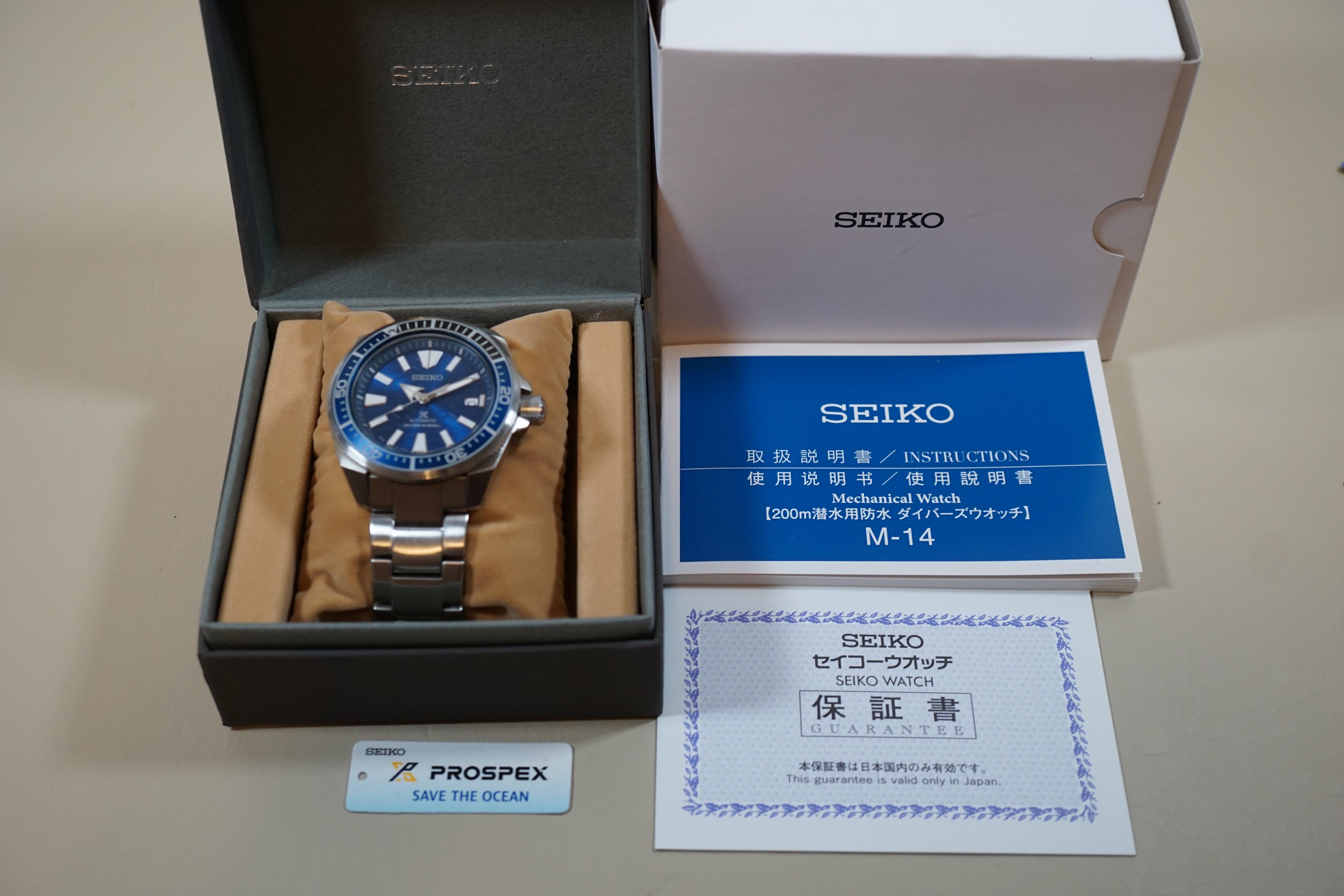 WTS] Seiko Prospex SBDY029 4R35 Save The Ocean Samurai Automatic - $350 |  WatchCharts