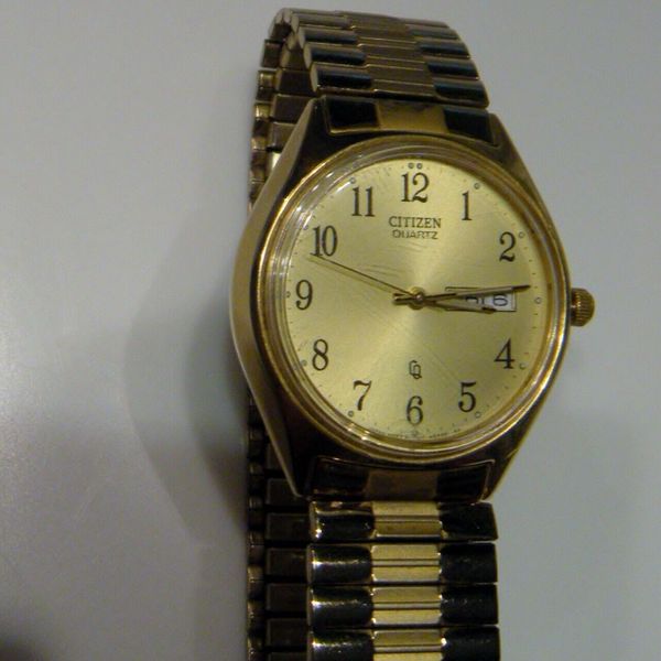 Citizen Quartz Analog Wrist Watch Gold Tone Model 1100S63812