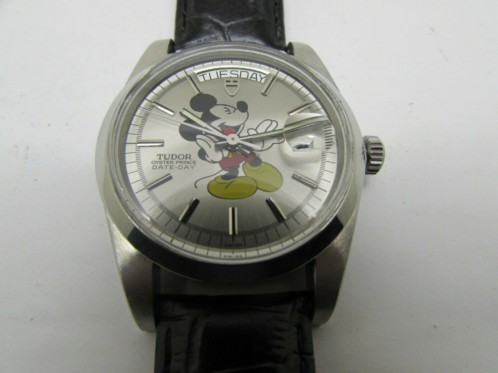 Vintage Tudor Prince Oyster Day Date Mickey mouse Automatic Men