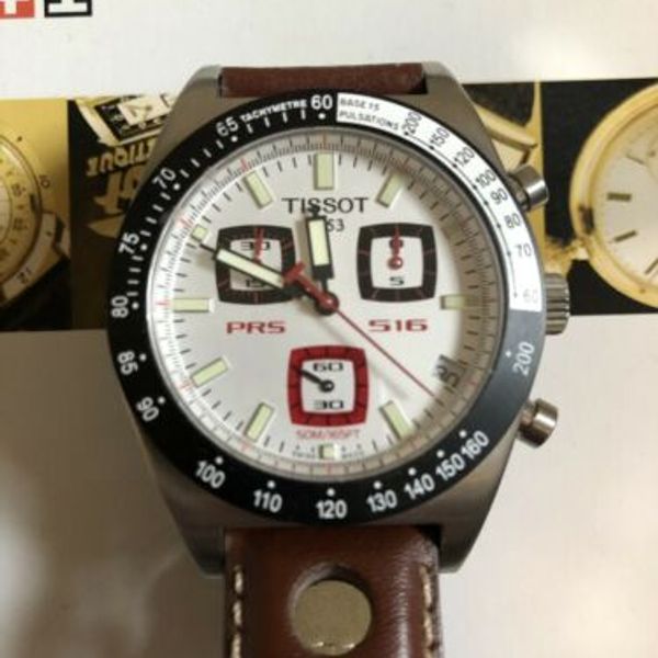 Tissot PRS 516 Sapphire Crystal J562/662 Chronograph 50m | WatchCharts